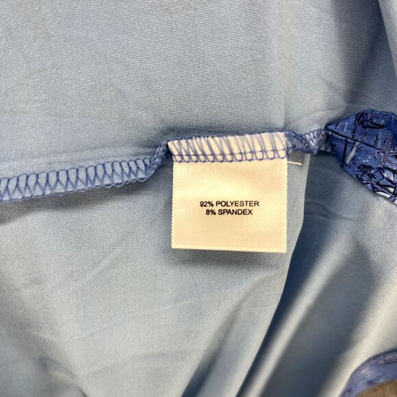 Peter Millar Summer Comfort Crown Sport Polo Shirt Men's Medium Blue print $110 - Picture 12 of 16